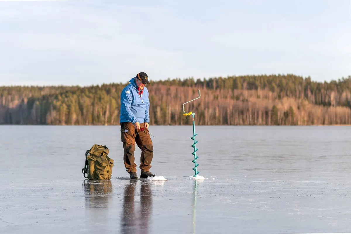 ice fishing