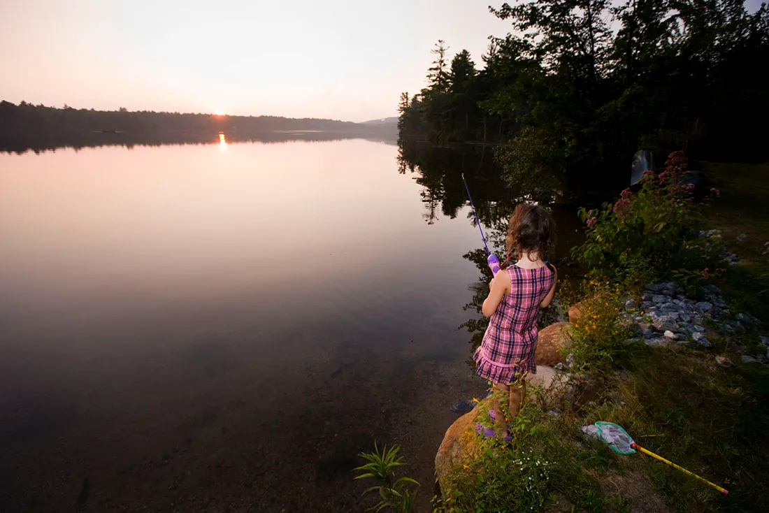kid fishing