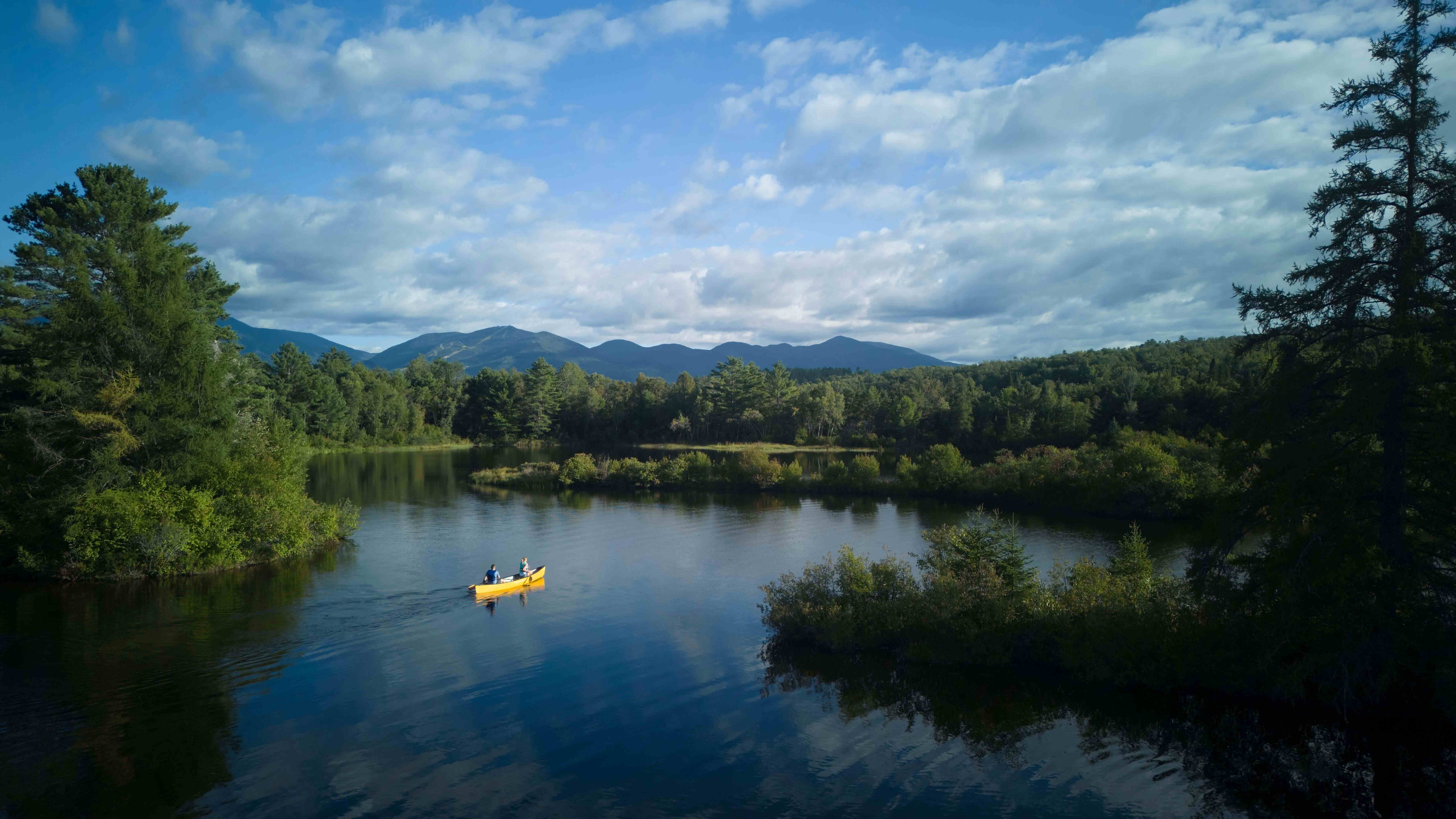 Canoe on Coffin Pond