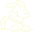 cartoon image of a dog with his tongue sticking out