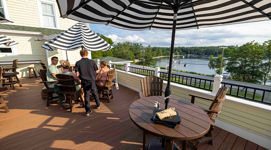 Newfound Lake Inn, Roof Deck